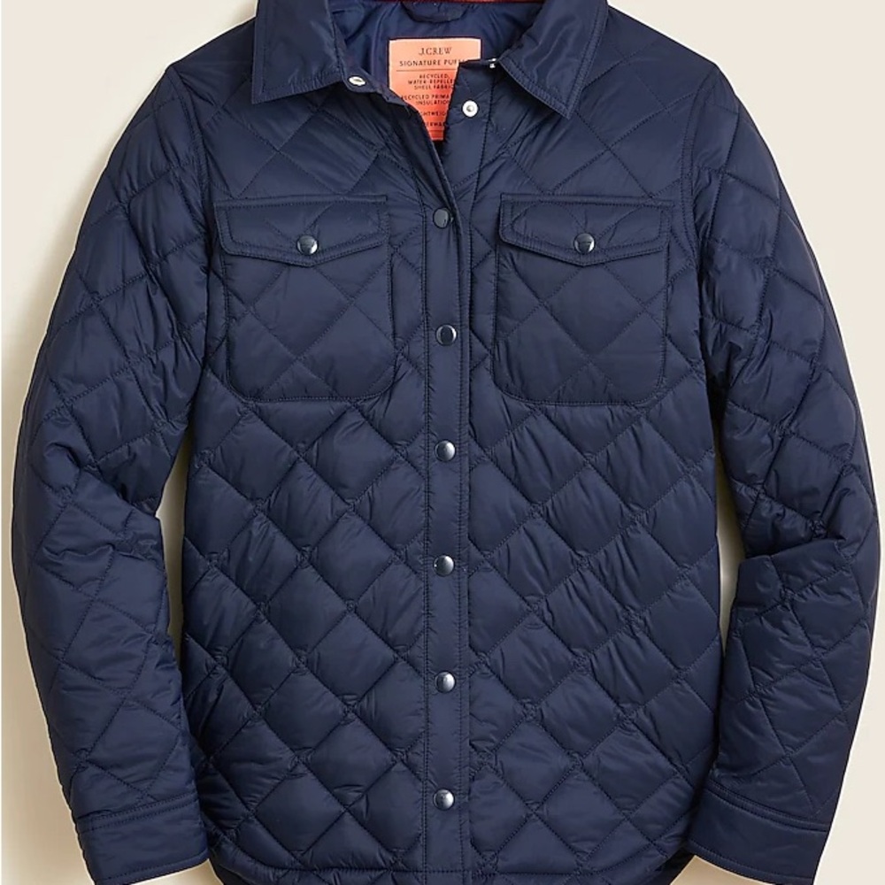 J.Crew Signature Puffer Jacket - Navy